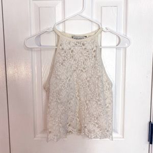 American Eagle Lace Halter Tank